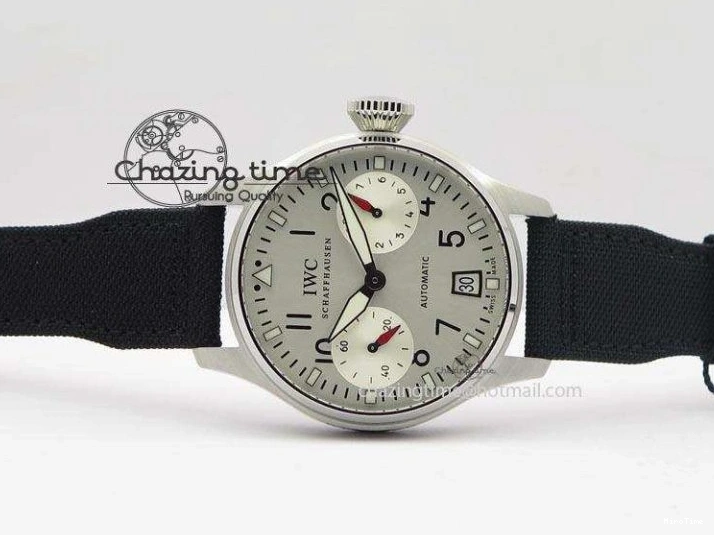 MIROTIME 0225 Big Pilot Real PR IW500432 DFB Limited Edition ZF 1:1 Best Edition On Black Nylon Strap A Fashionable 7276